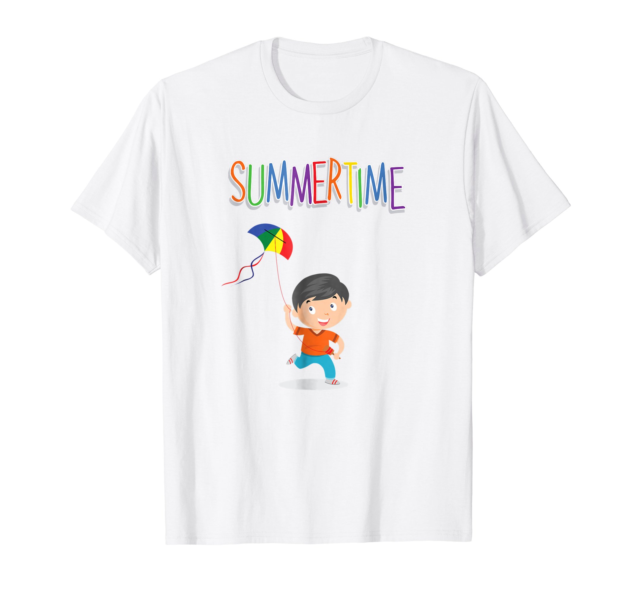 Brandon Charnell Summertime Kite Boys Girls Kids T-Shirt Summer Kites