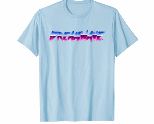 Brandon Charnell Dreamwave Retro 80s 90s Vintage Chrome T-Shirt Outrun