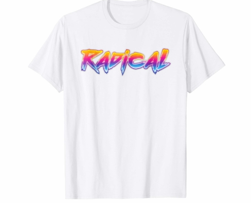 Brandon Charnell Radical Retro 80s 90s Vintage Neon T-Shirt Outrun Synthwave Alt