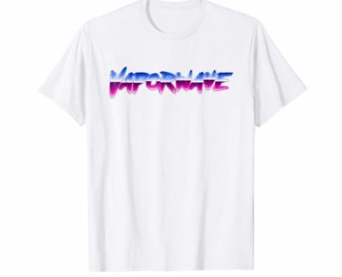 Brandon Charnell Vaporwave Retro 80s 90s Vintage Chrome T-Shirt Outrun 2