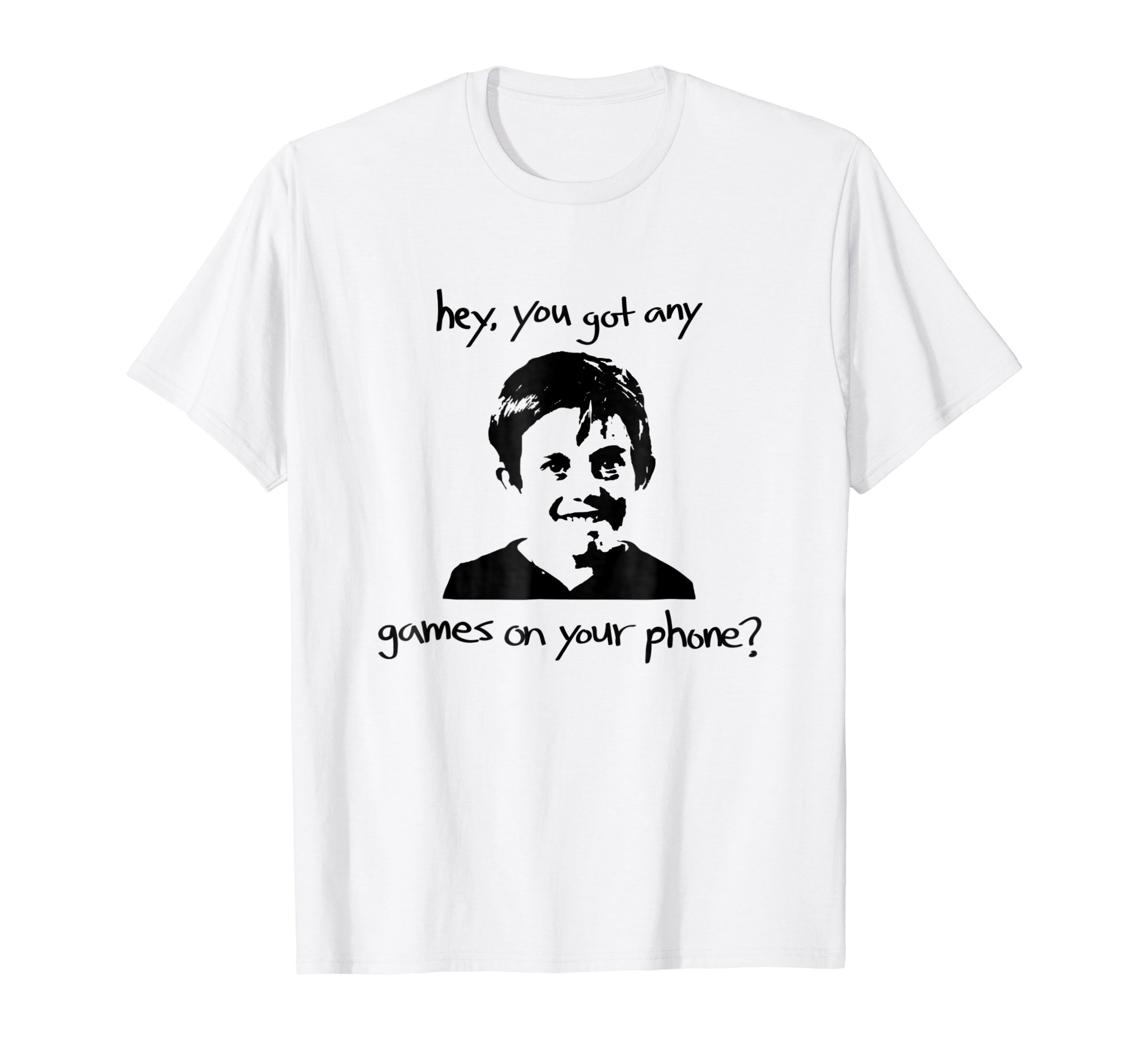 Brandon Charnell Funny Annoying Gamer Kid T-Shirt Got Any Games On Phone