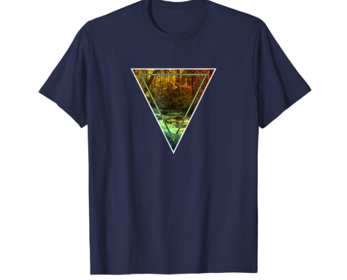 Brandon Charnell Geometric Pattern Shape Abstract T-Shirt Nature Creek