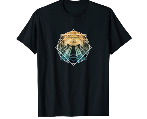 Brandon Charnell Geometric Pattern Shape Abstract T-Shirt Urban City