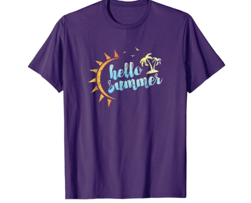 Brandon Charnell Hello Summer Summertime Vacation Beach BBQ T-Shirt