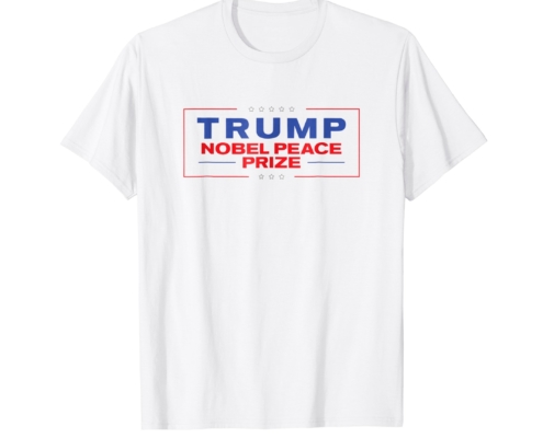 Brandon Charnell Nobel Peace Prize Trump T-Shirt US Event March Rally