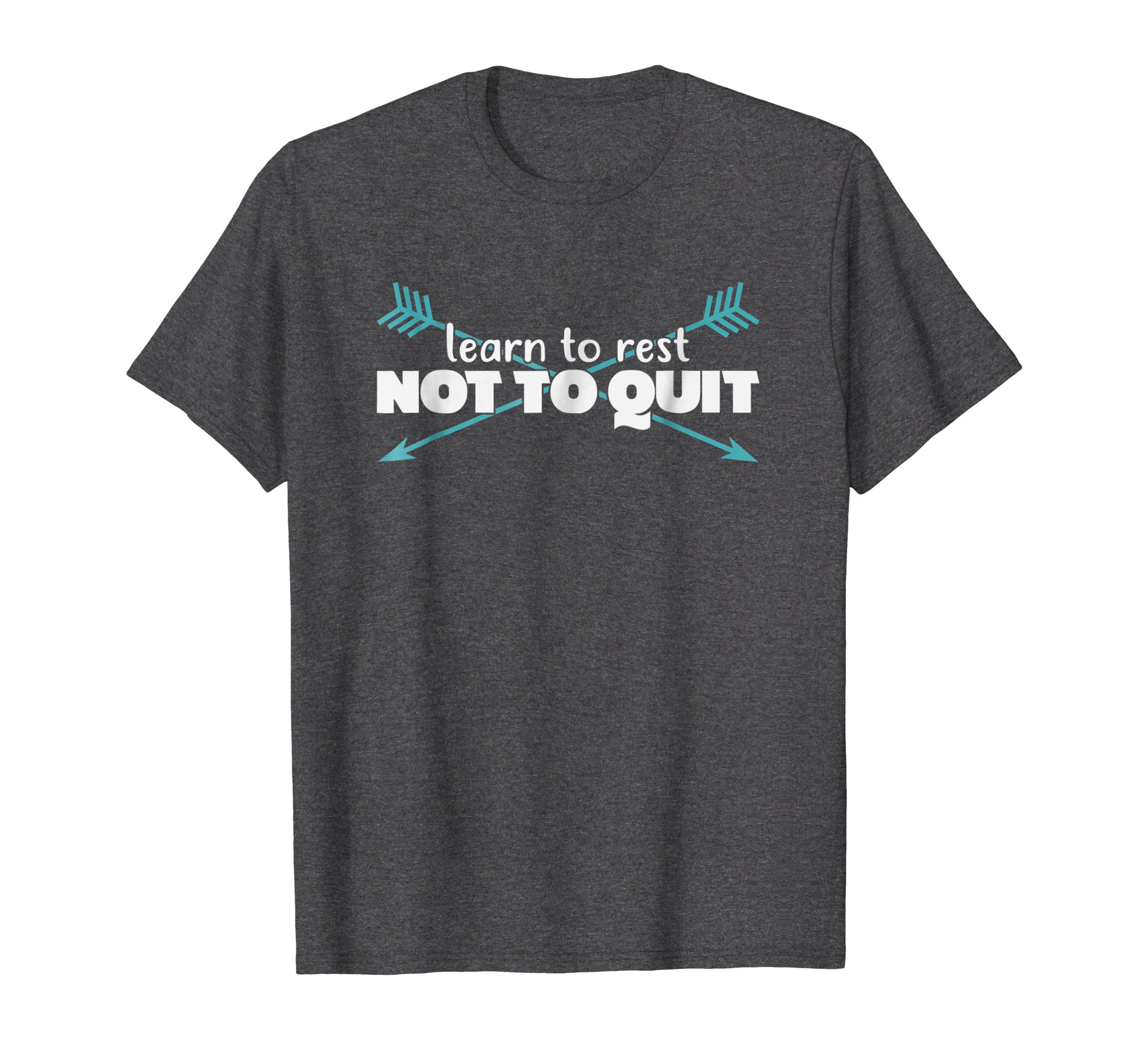 Brandon Charnell Positive Quote Uplifting Inspiring T-Shirt Rest Not Quit