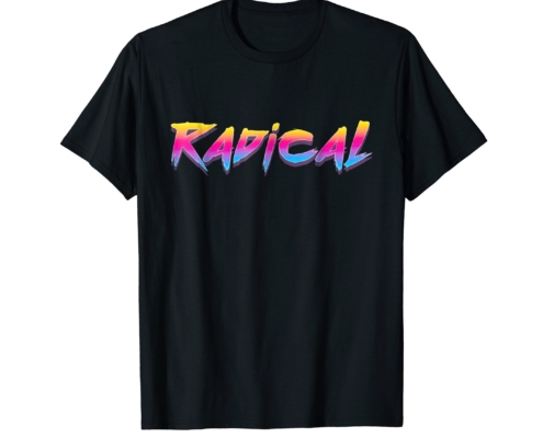 Brandon Charnell Radical Retro 80s 90s Vintage Neon T-Shirt Outrun Synthwave
