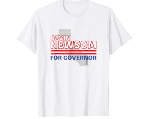 Brandon Charnell Gavin Newsom California Governor CA Election Political Shirt 2
