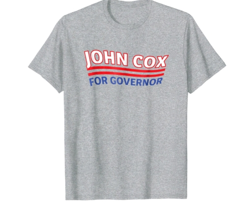 Brandon Charnell John Cox California Governor CA Election Political T-Shirt