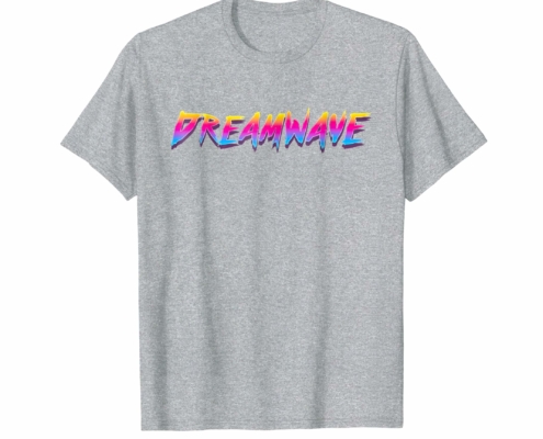 Brandon Charnell Dreamwave Retro 80s 90s Vintage Neon T-Shirt Radical Outrun