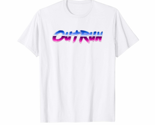 Brandon Charnell Outrun Retro 80s 90s Vintage Chrome T-Shirt Synthwave