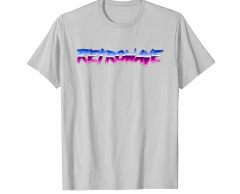 Brandon Charnell Retrowave Retro 80s 90s Vintage Chrome T-Shirt Outrun