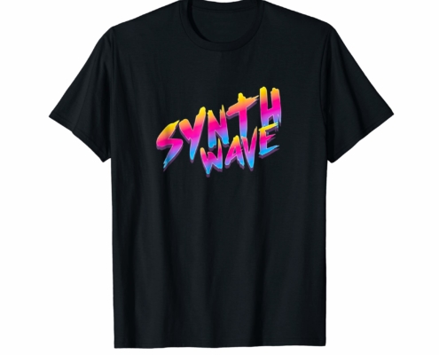 Brandon Charnell Synthwave Retro 80s 90s Vintage Neon T-Shirt Radical Outrun